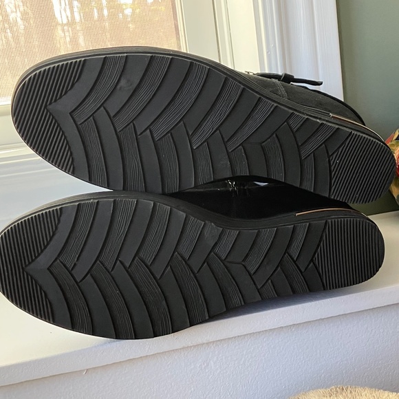 NWT Religious Comfort Waterproof Black Suede Boots Sz 8 - Picture 7 of 12